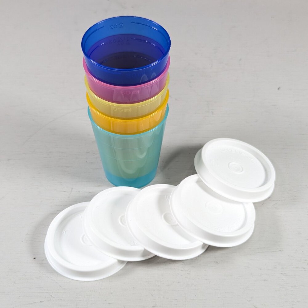 NEW TUPPERWARE minis midgets sauce / condiments, small containers with lid